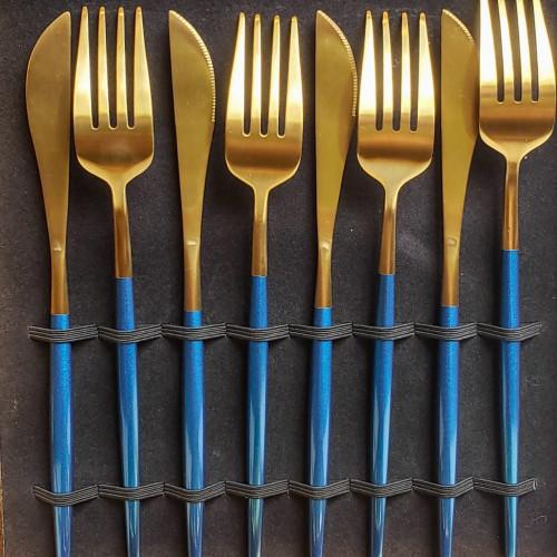 Azure Blue 24pcs Cutlery Gift Set 2