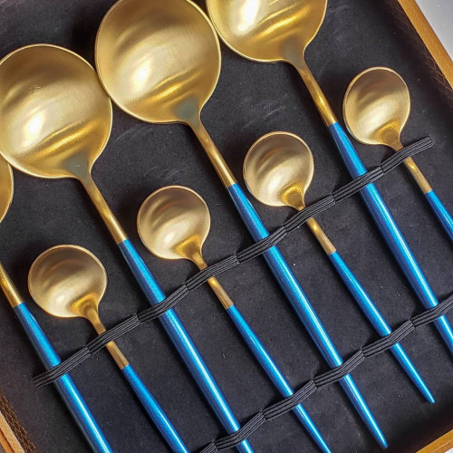 Azure Blue 24pcs Cutlery Gift Set 3