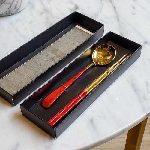Athens Black 4pcs Cutlery Gift Set 3