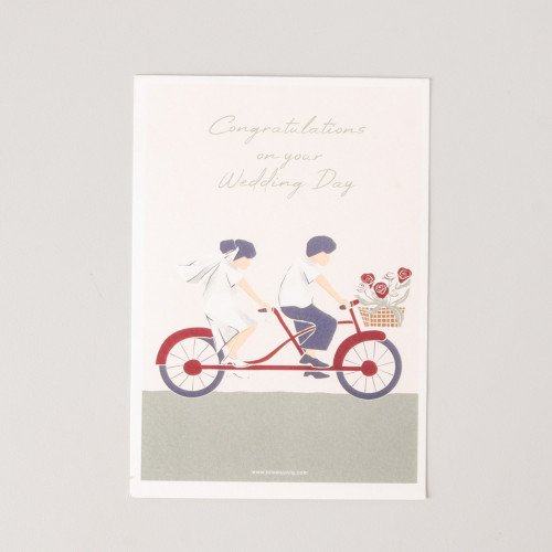 Birthday Wishes White & Yellow Card 2