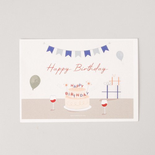 Happy Birthday Greeting Card