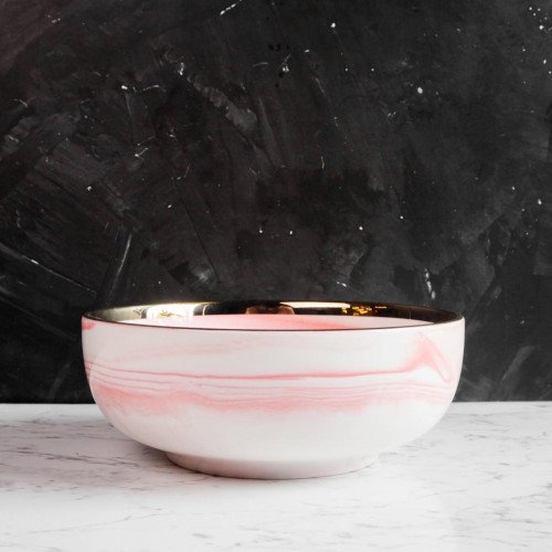Marble Blush Series Dinnerware Set 6