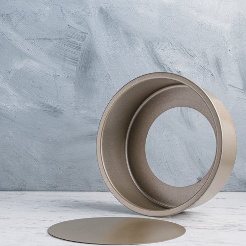 Baking Tray Deep Round Rose Gold 10" 2