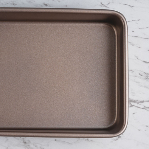 Baking Tray Deep Rectangular Rose Gold 13" 4