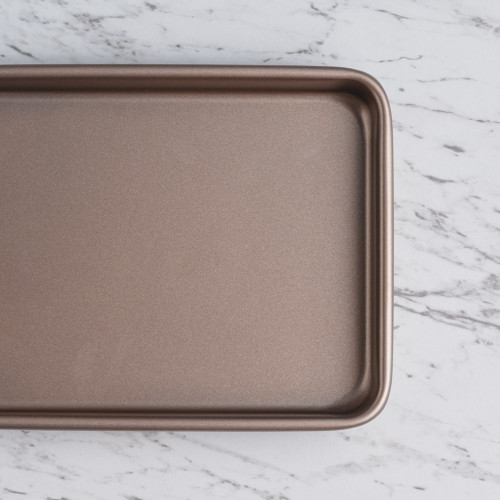 Baking Tray Deep Rectangular Rose Gold 9" 4