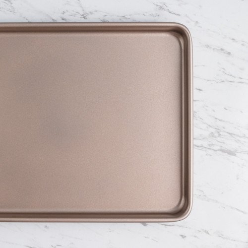 Baking Tray Shallow Rectangular Rose Gold 13" 3