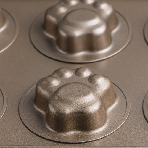 6pcs Cartoon Art Baking Mould - Cat Paws 3
