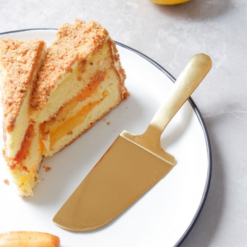 Multicolor Cake Server - Gold Handle 4