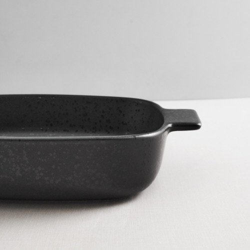 Sango Black Small Square Baker 22.6 x 21.6cm 2