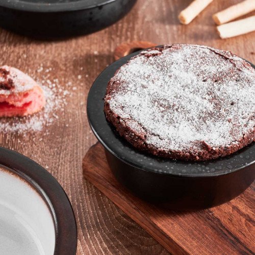 Sango Black Round Pie Dish 11.8cm 3
