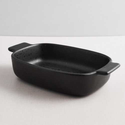 Sango Black Small Rectangular Baker 18.8 x 13.4cm