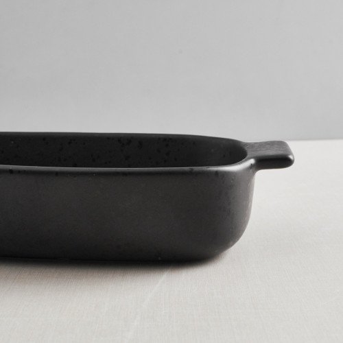 Sango Black Small Rectangular Baker 18.8 x 13.4cm 3