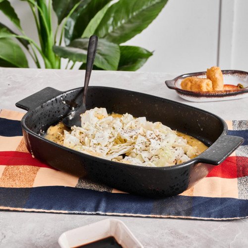 Sango Black Small Rectangular Baker 18.8 x 13.4cm 4