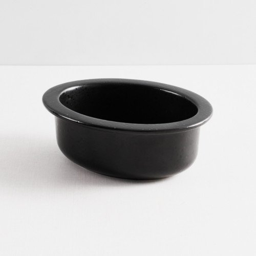 Sango Black Oval Pie Dish 13.7 x 10.4cm