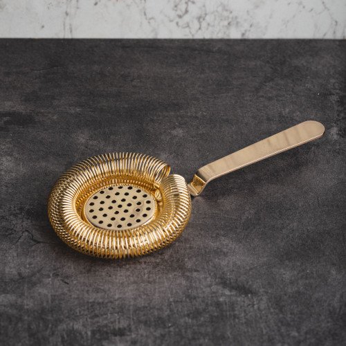 Hawthorne Ice Cocktail Strainer Gold