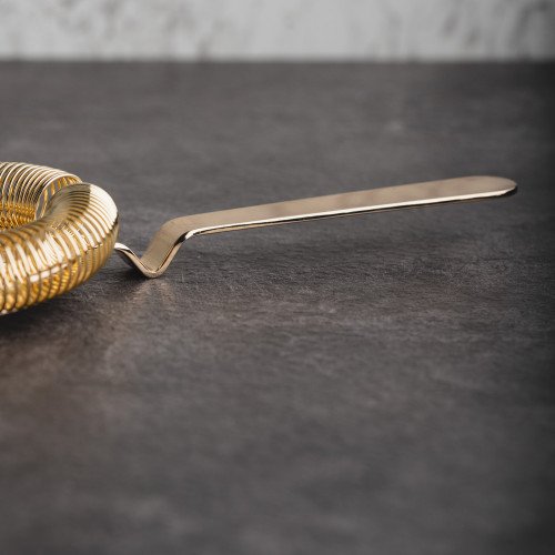 Hawthorne Ice Cocktail Strainer Gold 3