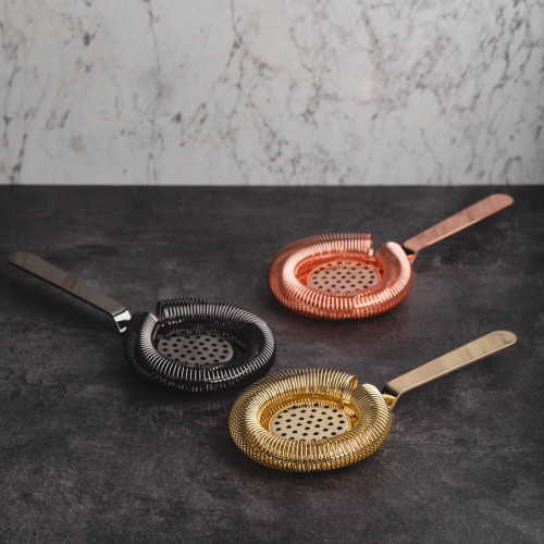 Hawthorne Ice Cocktail Strainer Gold 5