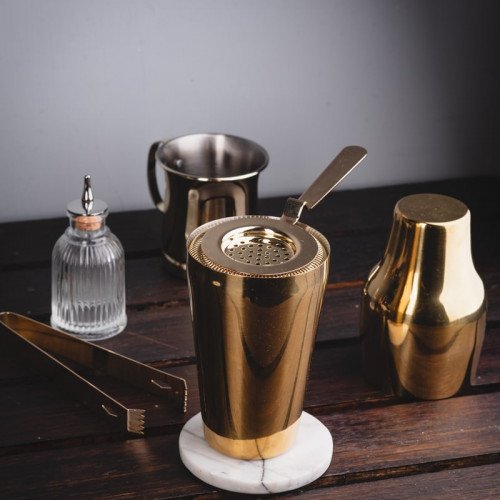 Hawthorne Ice Cocktail Strainer Rose Gold 6