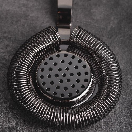 Hawthorne Ice Cocktail Strainer Black 4