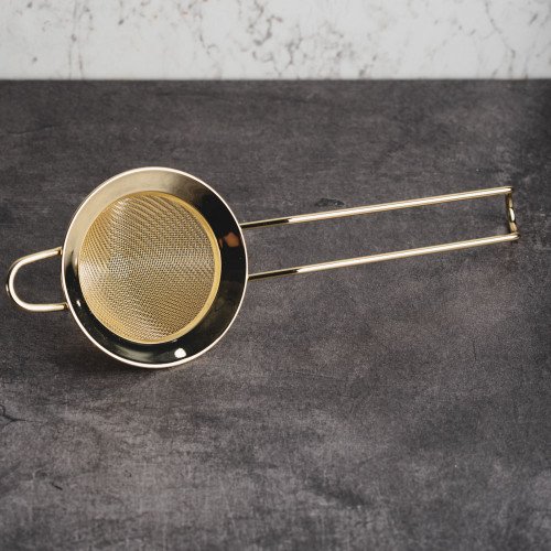 Fine Mesh Ice Cocktail Strainer Gold