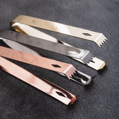 Stainless Steel Ice Tong Gold 6