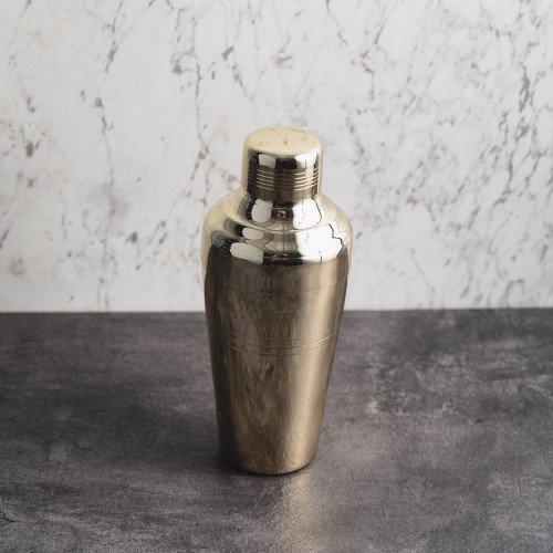 Classic Cobbler Cocktail Shaker 400ml Gold 2