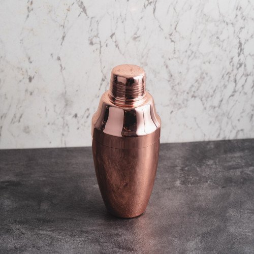Japanese Cobbler Cocktail Shaker 500ml Rose Gold 3