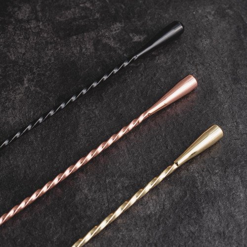 12 inches Cocktail Mixing Spoon Rose Gold 5