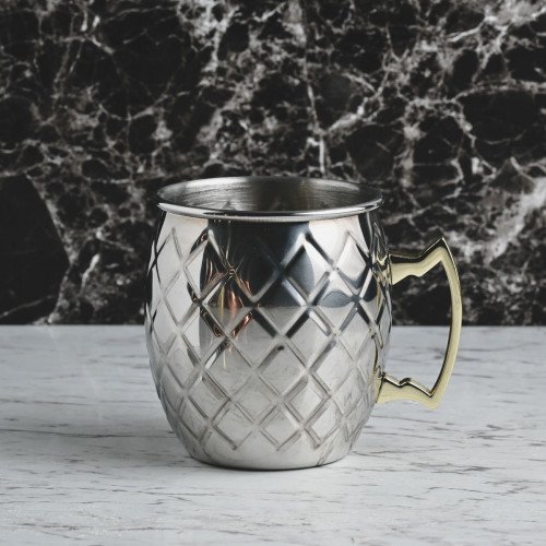 Moscow Mule Diamond 500ml Silver Mug