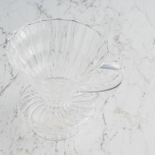 V60 Striped Glass Coffee Dripper 2