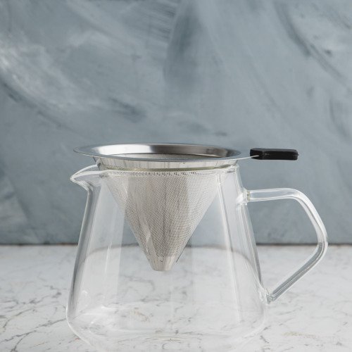 Stainless Steel Coffee Cone Dripper 2