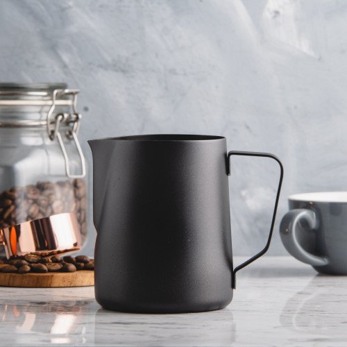 Stainless Milk Jug Black 600ml 4