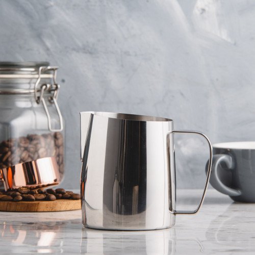Stainless Milk Jug Silver 400ml 4