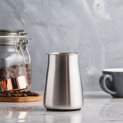 Coffee Powder Sieve Strainer Cup Silver 5