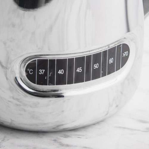 Stainless Steel Milk Jug 600ml w/ Thermometer 2