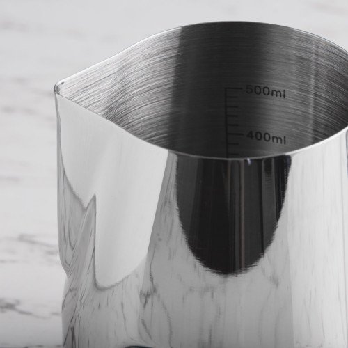 Stainless Steel Milk Jug 600ml w/ Thermometer 4