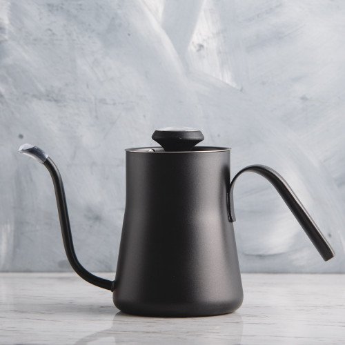 Hand Kettle with Thermometer 400ml Black