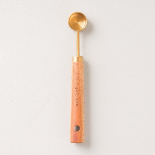 Set of 8 Measuring Spoon - Walnut Handle 6