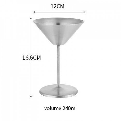 Stainless Steel Martini Cup 240ml - Rose Gold 5