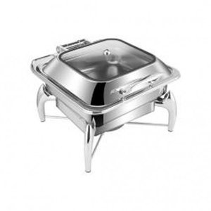 Chafing Dish Square With Bracket Feet 6L Single Grid