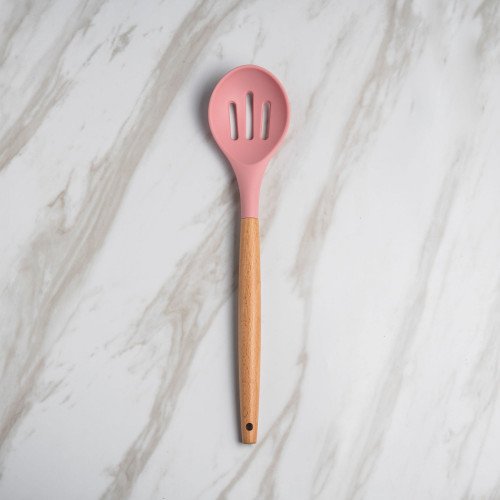 Magic Pink Silicone Slotted Spoon