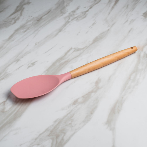 Magic Pink Silicone Flat Top Spatula 2