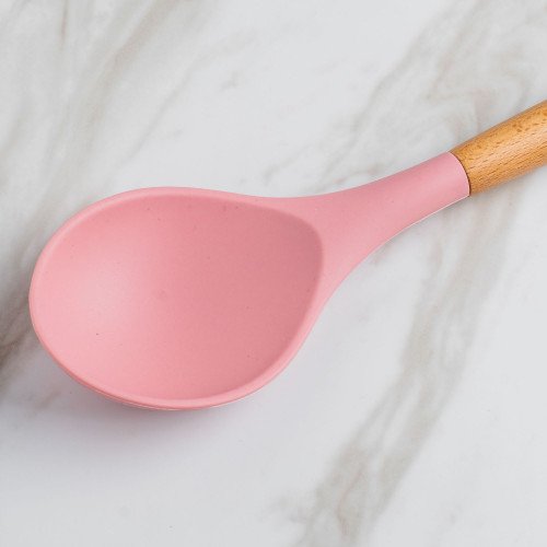 Magic Pink Silicone Serving Spoon 3