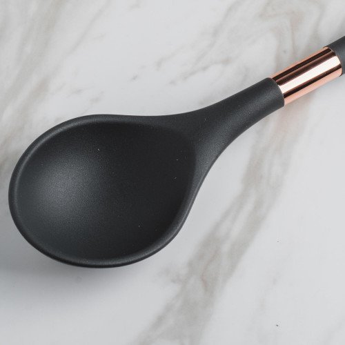 Rose Gold Silicone Serving Spoon 2