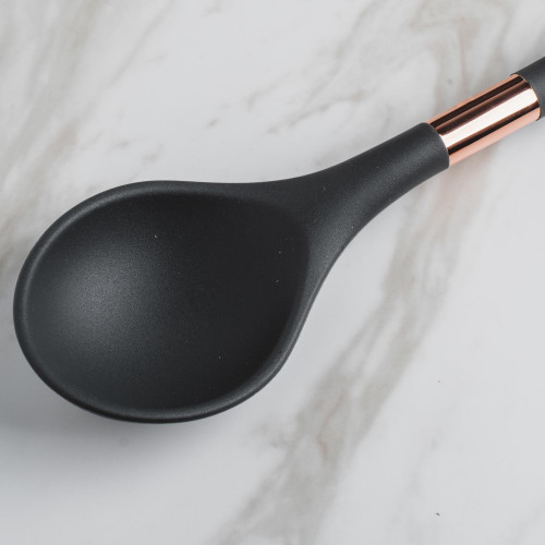 Rose Gold Silicone Serving Spoon 2