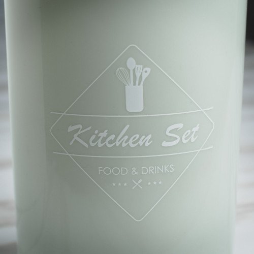 Pistachio Green Kitchen Utensils Bucket 3