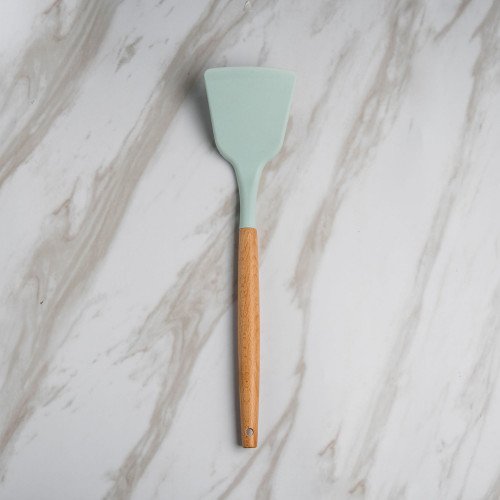 Pistachio Green Silicone Frying Spatula