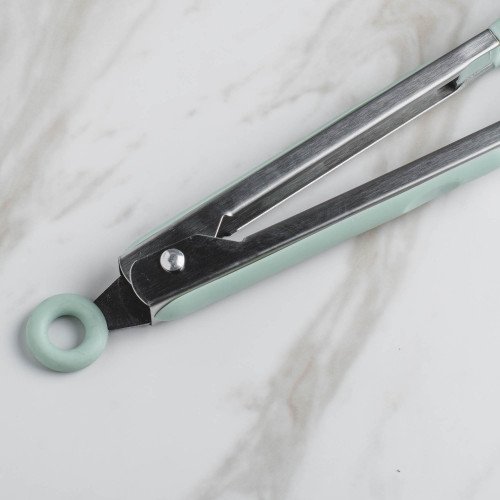 Pistachio Green Silicone Food Tong 3
