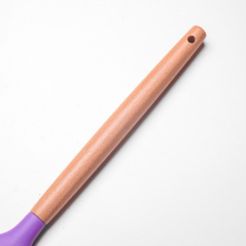 Flamboyant Purple Silicone Soup Ladle 3