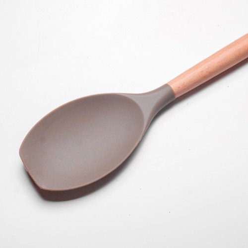Mellow Brown Silicone Flat Top Spatula 3